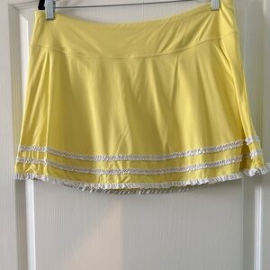 Lilly Pulitzer yellow skort